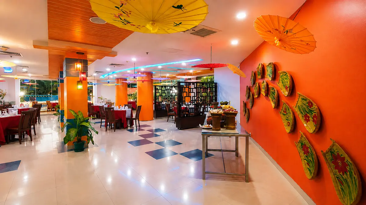 Akoya pan-Asian restaurant interior at Sea Pearl